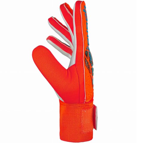 Rękawice bramkarskie Reusch Attrakt Starter Solid Junior pomarańczowe 5472514 2210 Rękawice bramkarskie Reusch Attrakt Starter Solid Junior pomarańczowe 5472514 2210