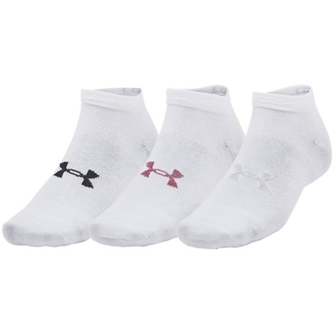 Skarpety Under Armour Essential Low 3 pary białe 1382958 100 Skarpety Under Armour Essential Low 3 pary białe 1382958 100