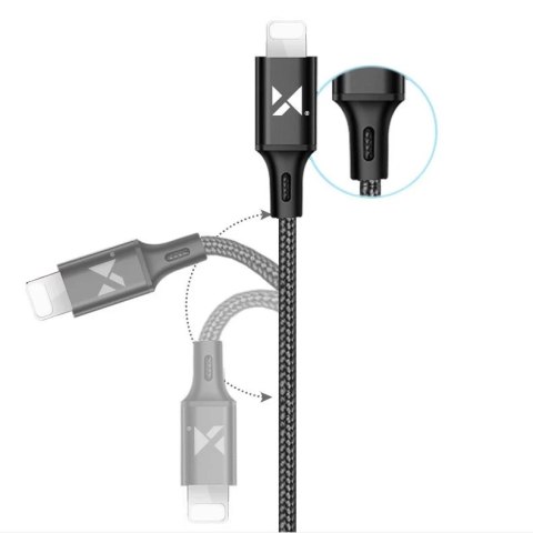 Wozinsky kabel przewód USB - Lightning 2,4A 1m biały (WUC-L1W)