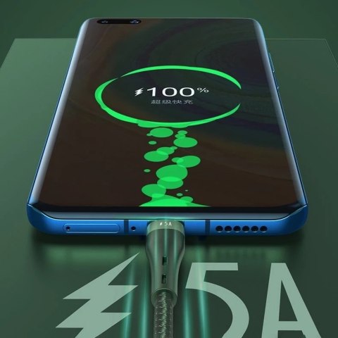 Proda Quark pro 3w1 kabel USB - Lightning / USB Typ C/ micro USB 5A 1,2m czarny (PD-B59th)