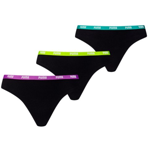 Bielizna damska Puma String 3P Pack czarna 907590 05 Bielizna damska Puma String 3P Pack czarna 907590 05