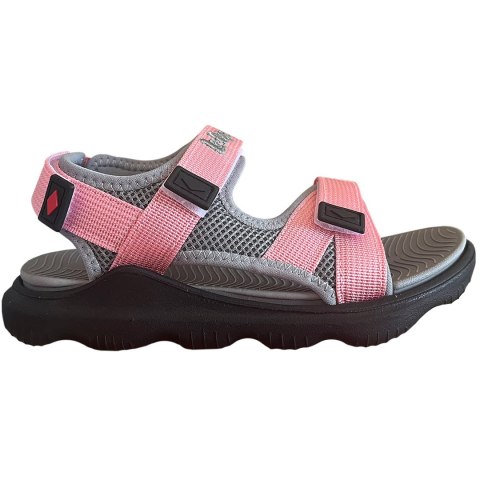 Sandały dla dzieci Lee Cooper szaro-różowe LCW-24-34-2603K Sandały dla dzieci Lee Cooper szaro-różowe LCW-24-34-2603K