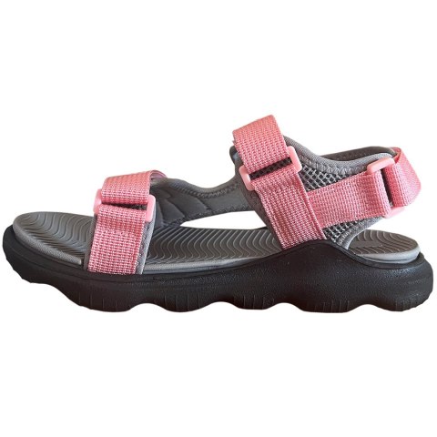 Sandały dla dzieci Lee Cooper szaro-różowe LCW-24-34-2603K Sandały dla dzieci Lee Cooper szaro-różowe LCW-24-34-2603K