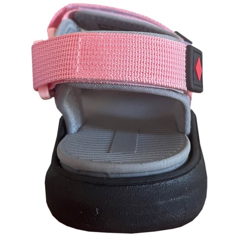 Sandały dla dzieci Lee Cooper szaro-różowe LCW-24-34-2603K Sandały dla dzieci Lee Cooper szaro-różowe LCW-24-34-2603K