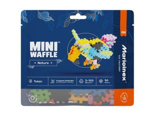 Klocki konstrukcyjne Mini Waffle 50 elementów Nature Tukan MARIOINEX 906118