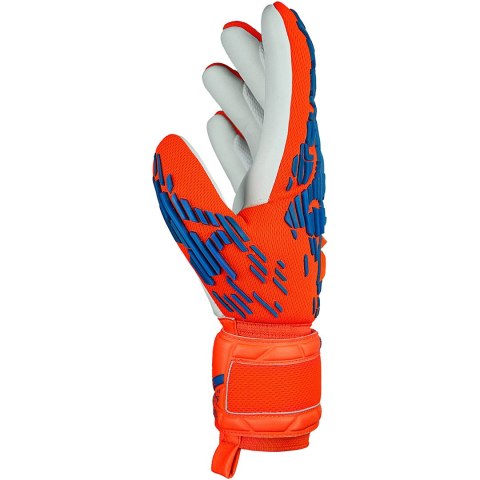 Rękawice bramkarskie Reusch Attrakt Freegel Silver Junior pomarańczowe 5472235 2210 Rękawice bramkarskie Reusch Attrakt Freegel Silver Junior pomarańczowe 5472235 2210