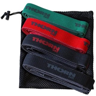 Zestaw gum do ćwiczeń Thorn Fit Superband Textile 4 szt.