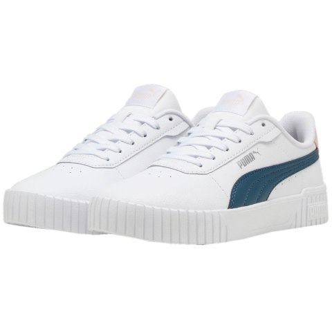 Buty damskie Puma Carina 2.0 biało-niebieskie 385849 31 Buty damskie Puma Carina 2.0 biało-niebieskie 385849 31