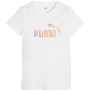 Koszulka damska Puma ESS+ Summer Daze Tee biała 679921 02