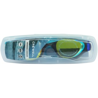 Okulary pływackie dla dzieci Crowell GS23 Splash Mirror szaro-turkusowe