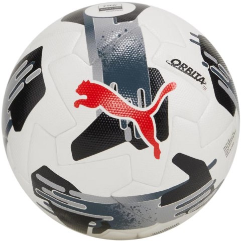 Piłka nożna Puma Orbita 1 TB FIFA Quality Pro biało-szara 84322 02