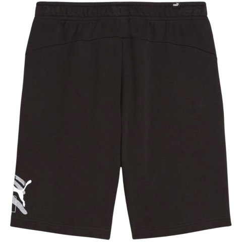 Spodenki męskie Puma ESS+ Logo Lab Graphic Shorts 10 czarne 678989 01 Spodenki męskie Puma ESS+ Logo Lab Graphic Shorts 10 czarne 678989 01