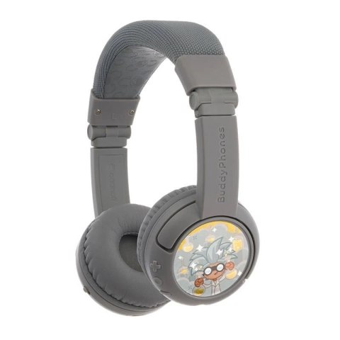 Słuchawki bezprzewodowe dla dzieci BuddyPhones PlayPlus (szare)