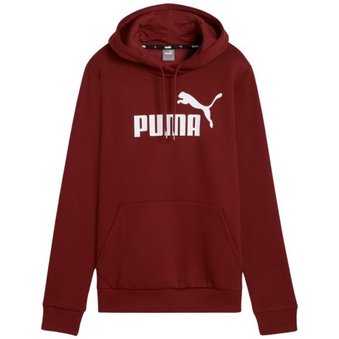 Bluza damska Puma ESS Logo Hoodie FL bordowa 586789 13 Bluza damska Puma ESS Logo Hoodie FL bordowa 586789 13