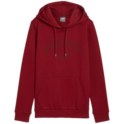 Bluza damska Puma Ess+ Logo LAB Hoodie FL bordowa 682987 13 Bluza damska Puma Ess+ Logo LAB Hoodie FL bordowa 682987 13