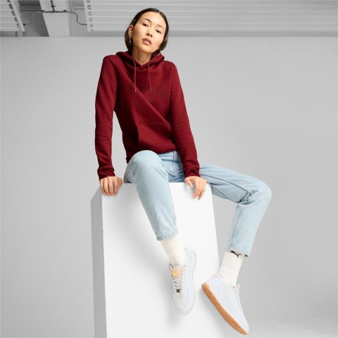 Bluza damska Puma Ess+ Logo LAB Hoodie FL bordowa 682987 13 Bluza damska Puma Ess+ Logo LAB Hoodie FL bordowa 682987 13