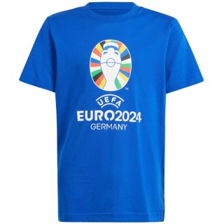 Koszulka dla dzieci adidas Euro24 niebieska IT9309