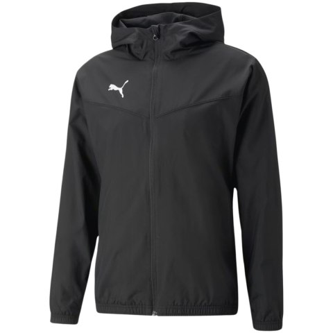 Kurtka męska Puma teamRISE All Weather Jacket czarna 657396 04 Kurtka męska Puma teamRISE All Weather Jacket czarna 657396 04