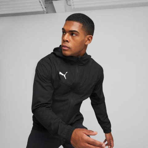 Kurtka męska Puma teamRISE All Weather Jacket czarna 657396 04 Kurtka męska Puma teamRISE All Weather Jacket czarna 657396 04