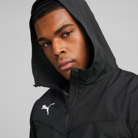 Kurtka męska Puma teamRISE All Weather Jacket czarna 657396 04 Kurtka męska Puma teamRISE All Weather Jacket czarna 657396 04