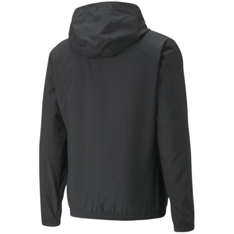 Kurtka męska Puma teamRISE All Weather Jacket czarna 657396 04 Kurtka męska Puma teamRISE All Weather Jacket czarna 657396 04
