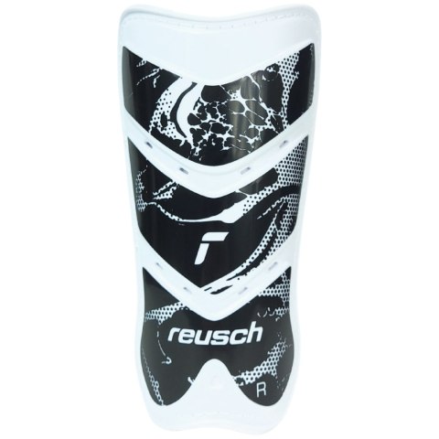 Ochraniacze piłkarskie Reusch Shinguard Attrakt Lite biało-czarne 5377045 7701 Ochraniacze piłkarskie Reusch Shinguard Attrakt Lite biało-czarne 5377045 7701
