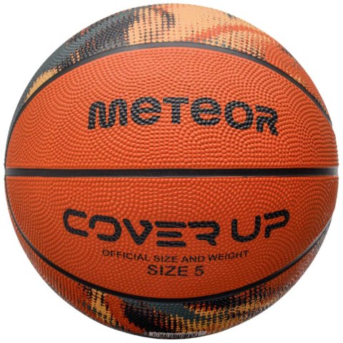 Piłka koszykowa Meteor Cover up pomarańczowa 16809 Piłka koszykowa Meteor Cover up pomarańczowa 16809