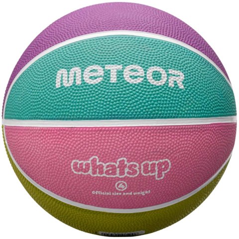 Piłka koszykowa Meteor What's Up pastelowa 16792 Piłka koszykowa Meteor What's Up pastelowa 16792