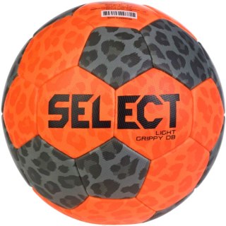 Piłka ręczna Select Light Grippy DB EHF 0 pomarańczowo-szara 13137