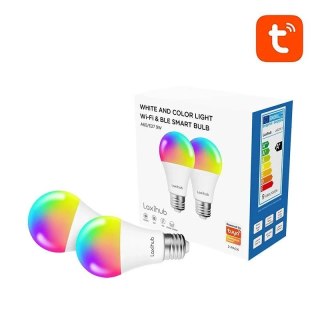 Inteligentna żarówka LED Laxihub A60 Wifi Bluetooth TUYA (2 szt.)