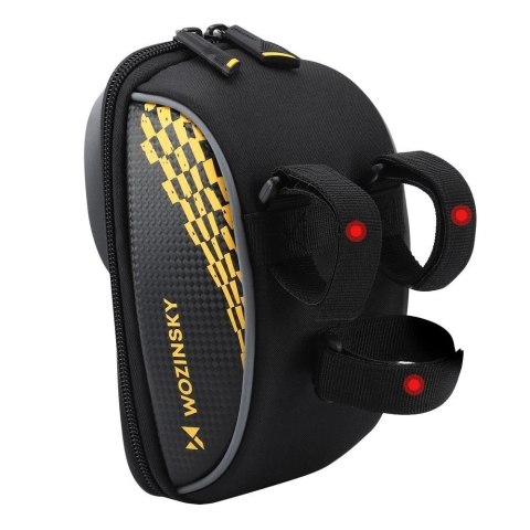 Wozinsky torba rowerowa na kierownicę 1 l pokrowiec na telefon czarny (WBB18BK)