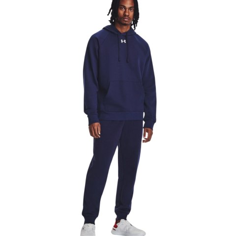 Bluza męska Under Armour Rival Fleece Hoodie granatowa 1379757 410 Bluza męska Under Armour Rival Fleece Hoodie granatowa 1379757 410