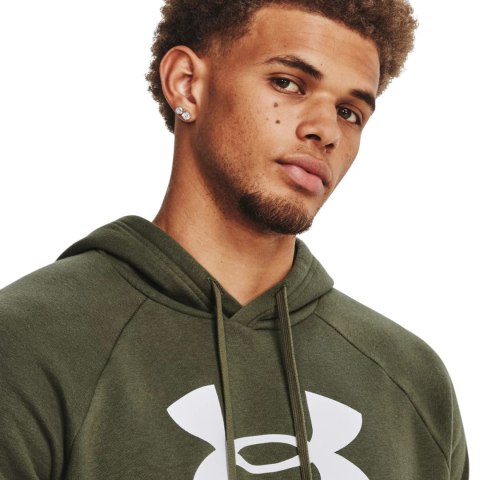 Bluza męska Under Armour Rival Fleece Logo HD oliwkowa 1379758 390 Bluza męska Under Armour Rival Fleece Logo HD oliwkowa 1379758 390