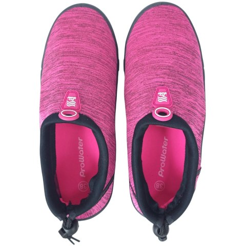 Buty do wody damskie ProWater różowo-czarne PRO-24-48-034L Buty do wody damskie ProWater różowo-czarne PRO-24-48-034L