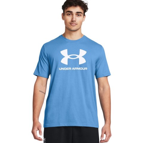 Koszulka męska Under Armour Sportstyle Logo niebieska 1382911 444 Koszulka męska Under Armour Sportstyle Logo niebieska 1382911 444