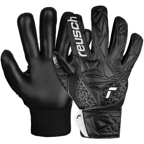 Rękawice bramkarskie Reusch Attrakt Staster Solid Finger Support Junior czarne 5472511 7700 Rękawice bramkarskie Reusch Attrakt Staster Solid Finger Support Junior czarne 5472511 7700