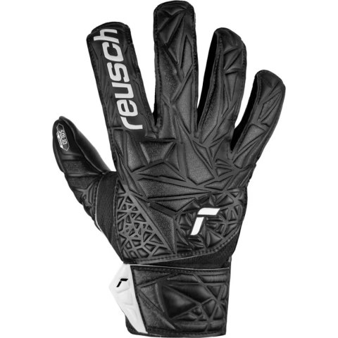 Rękawice bramkarskie Reusch Attrakt Staster Solid Finger Support Junior czarne 5472511 7700 Rękawice bramkarskie Reusch Attrakt Staster Solid Finger Support Junior czarne 5472511 7700