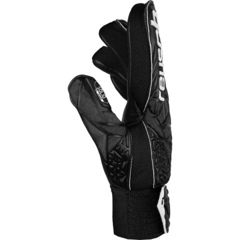 Rękawice bramkarskie Reusch Attrakt Staster Solid Finger Support Junior czarne 5472511 7700 Rękawice bramkarskie Reusch Attrakt Staster Solid Finger Support Junior czarne 5472511 7700