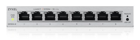Switch Zyxel GS1200-8 v3 8p Managed Gigabit