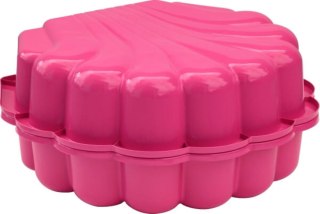 Piaskownica Muszla 77x82x20 Twins różowa 3TOYSM 61059 R