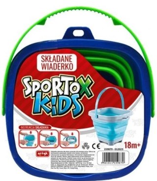 Wiaderko do piasku składane kolorowe ARTYK 129879