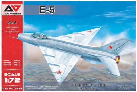 A&A Models 7222 Ye-5 Interceptor 1/72