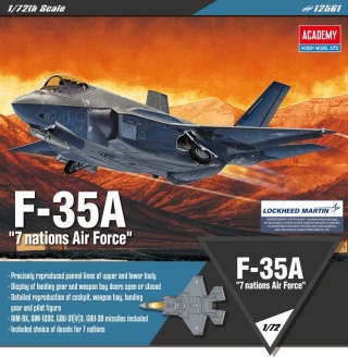 Academy 12561 F-35A 7 Nations Air Force - 1/72
