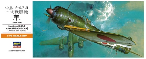 Hasegawa A1-00131 1/72 Ki-43-II Oscar (Hayabusa)