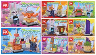 Klocki konstrukcyjne Zwierzaki Zoo mix 660259
