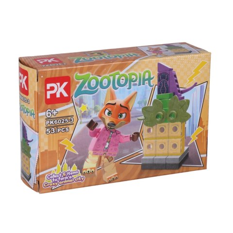 Klocki konstrukcyjne Zwierzaki Zoo mix 660259