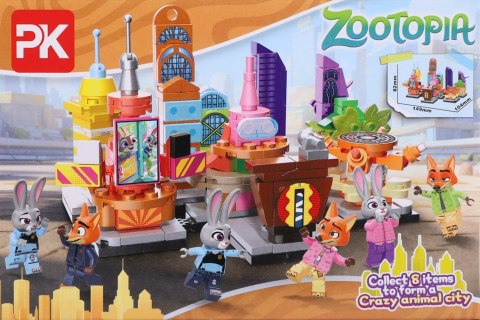 Klocki konstrukcyjne Zwierzaki Zoo mix 660259