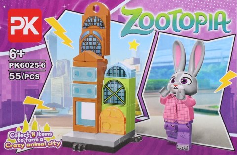 Klocki konstrukcyjne Zwierzaki Zoo mix 660259