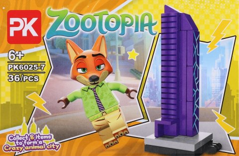 Klocki konstrukcyjne Zwierzaki Zoo mix 660259