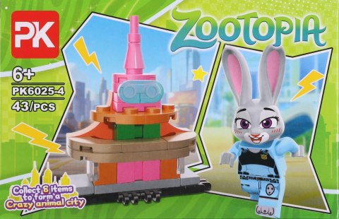 Klocki konstrukcyjne Zwierzaki Zoo mix 660259